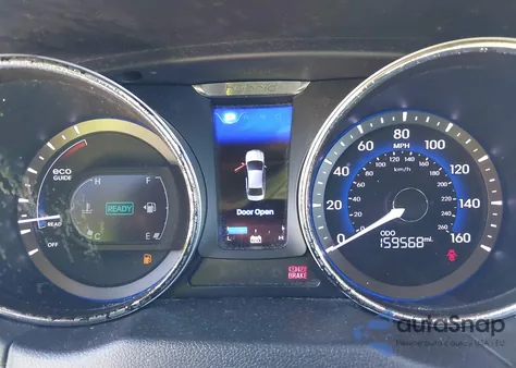 2012 Hyundai Sonata Hybrid from USA, damaged, VIN KMHEC4A46CA034105